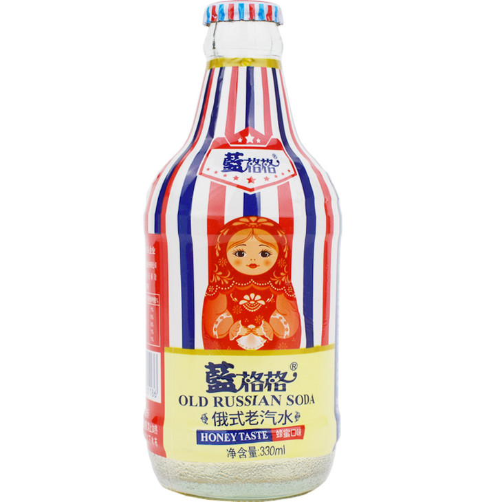 尝鲜特价99元3瓶蓝格格俄式老汽水泰式小菠萝碳酸饮料哈尔滨特产怀旧