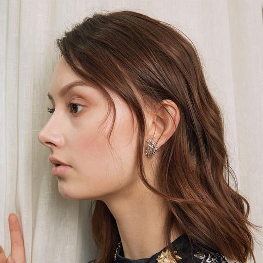 INBA006 冰花钻石耳钉｜INCH EDITION 冰雪幻境系列 迪丽热巴 高晓菲 朱丹【限时价】 商品图3