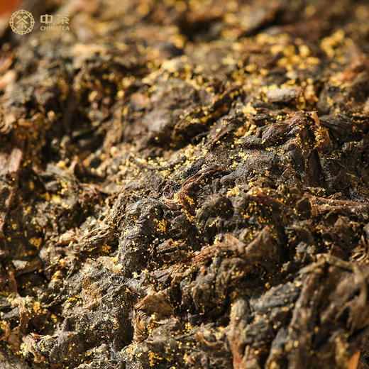 中茶牌安化黑茶中茶冰碛岩茯砖茶1000g2021年