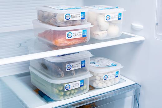 日本进口银离子保鲜盒  冰箱收纳盒冷冻食品级水果密封盒2.46 商品图6