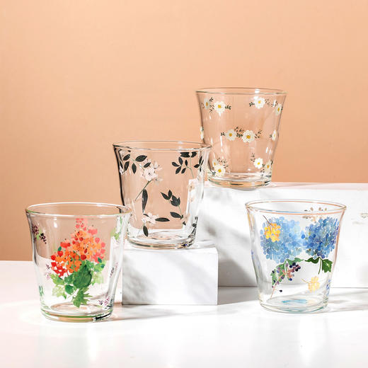 摩登主妇家用玻璃杯大容量耐高温透明牛奶杯创意果汁杯高颜值杯子 商品图3