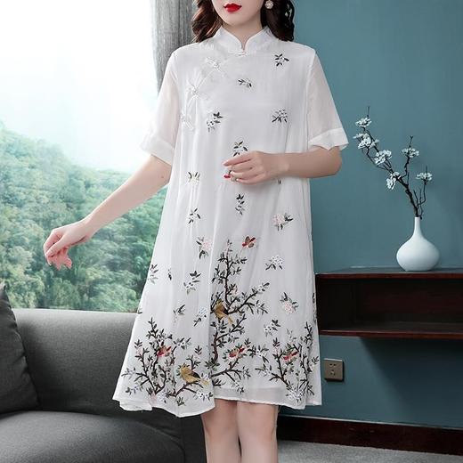 LY313新款中国风重工刺绣宽松改良连衣裙TZF 商品图0