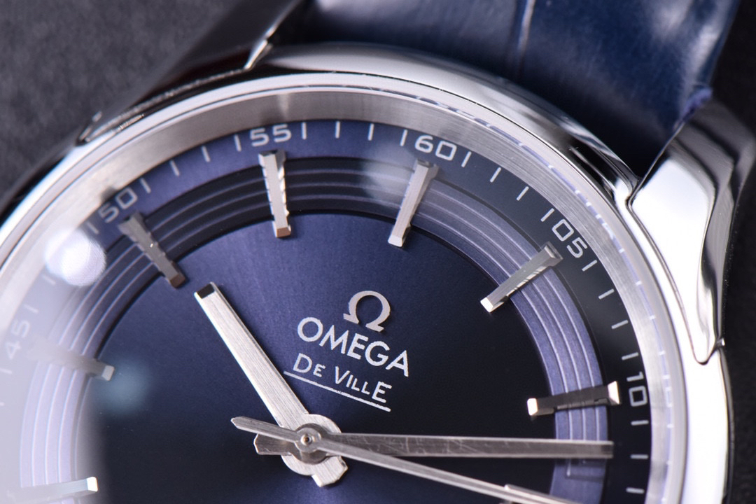 升级版到货omega欧米茄超级明亮之蓝碟飞hourvision表盘直径41mm表壳