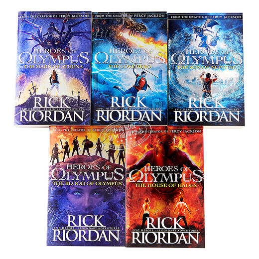 【中商原版】奥林匹斯英雄系列1-5套装 第二部 英文原版 Heroes of Olympus Book 1-5 Rick Riordan 雷克·莱尔顿 奇幻小说 商品图2