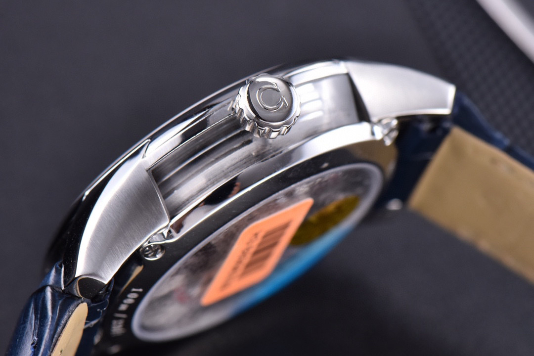 升级版到货omega欧米茄超级明亮之蓝碟飞hourvision表盘直径41mm表壳