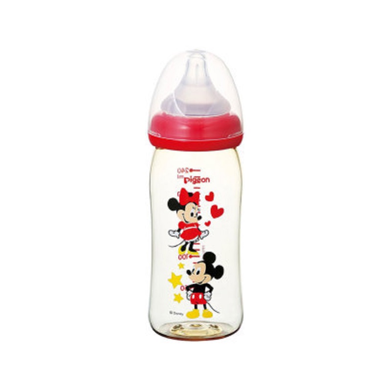日本贝亲Pigeon母乳实感PPSU奶瓶图案 米奇240mlJPY带授权招加盟代理