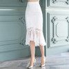 FMY-F20XD30842夏装温柔风气质修身中长款包臀鱼尾裙 商品缩略图0