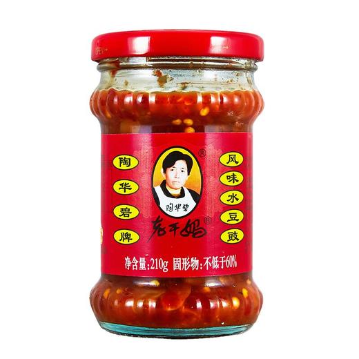 老干妈风味水豆豉 210g/瓶 商品图0