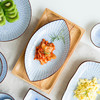 摩登主妇日式餐具鱼盘子家用新款蒸鱼盘大号创意装鱼长方形托盘 商品缩略图0