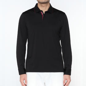 Marco Azzali 黑色长袖T恤 T5240200