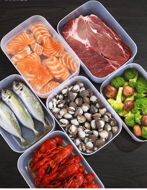 日本进口银离子保鲜盒  冰箱收纳盒冷冻食品级水果密封盒2.46 商品图2