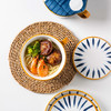 摩登主妇日式泡面碗宿舍用学生单个带柄陶瓷碗带盖拉面碗便携餐具 商品缩略图3