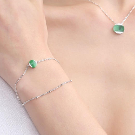 天然翡翠手链 Tracey Chen 商品图1