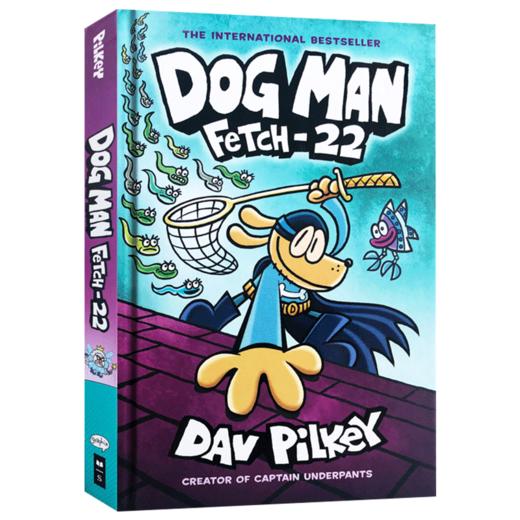 神探狗狗8 英文原版 The Adventures of Dog Man 8 内裤超人队长Dav Pilkey 儿童学乐幽默图画书 全彩漫画桥梁书 商品图2