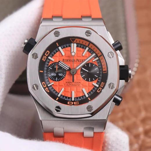 TW爱bi皇家橡树系列26703水果腕表，尺寸42mm，男士腕表，硅胶表带，自动机械机芯，透底。 商品图0