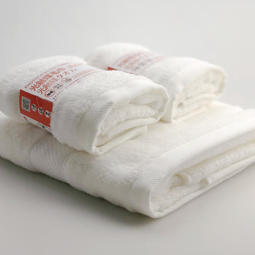 【意诺唯】光触媒毛巾浴巾组合 自动除臭抗菌  （1浴巾+2毛巾） 商品图8