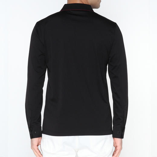 Marco Azzali 黑色长袖T恤 T5240200 商品图2