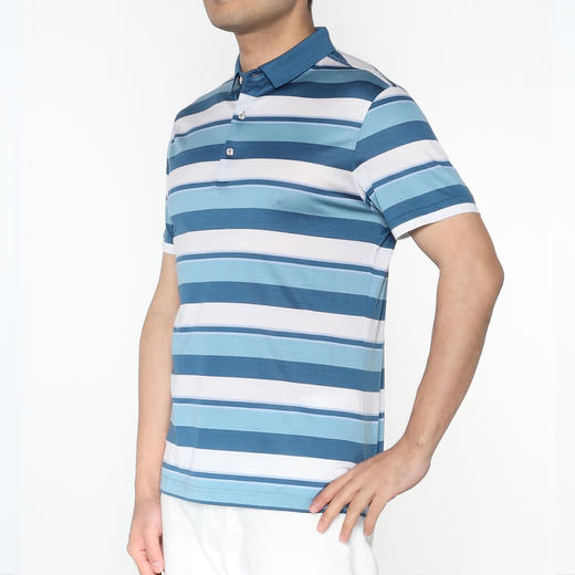 Marco Azzali 三色横条POLO衫 T5251600 商品图1
