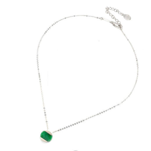 天然翡翠圆项链 Tracey Chen 商品图6