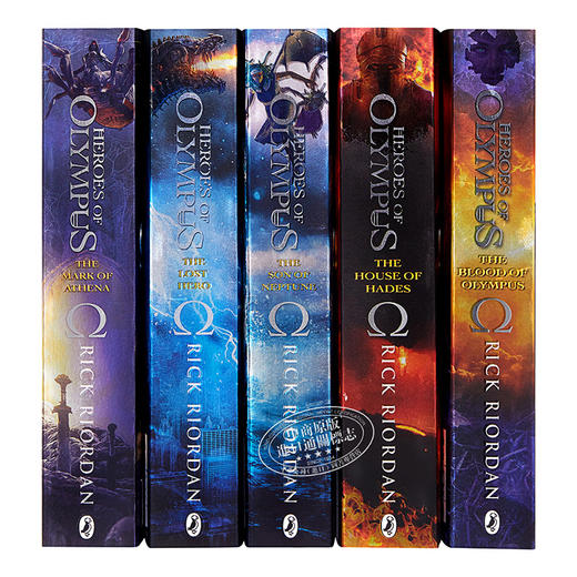 【中商原版】奥林匹斯英雄系列1-5套装 第二部 英文原版 Heroes of Olympus Book 1-5 Rick Riordan 雷克·莱尔顿 奇幻小说 商品图1