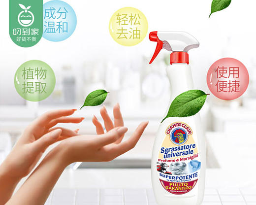意大利大公鸡管家多功能油污净-马赛香型（600ml/瓶）生产日期: 7月 商品图1