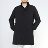 Marco Azzali 黑色立领风衣 Y5112200 商品缩略图0