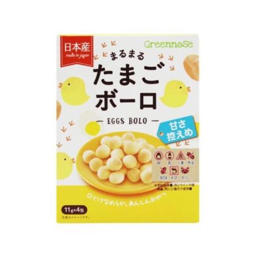 日本GREENNOSE绿鼻子小馒头饼干11g*4JPY带授权招加盟代理 商品图0