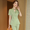 ZJ-LLY-5M-726+B16职业装2020韩版时尚短袖西装套裙工作服 商品缩略图2