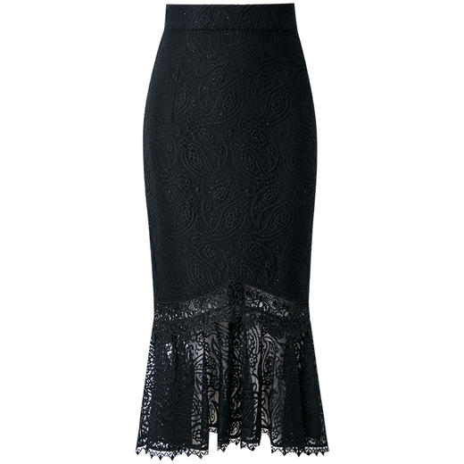 FMY-F20XD30842夏装温柔风气质修身中长款包臀鱼尾裙 商品图2