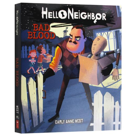 你好邻居4 英文原版 Hello Neighbor 4 Bad Blood 英文版 奇幻惊悚趣味游戏小说书 进口原版英语书籍 商品图0