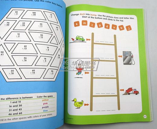 学乐儿童趣味练习册 英文原版教材 Jumbo Book of Fun for Kids Workbook 儿童贴纸活动手册 英文版 进口原版英语书籍 商品图2