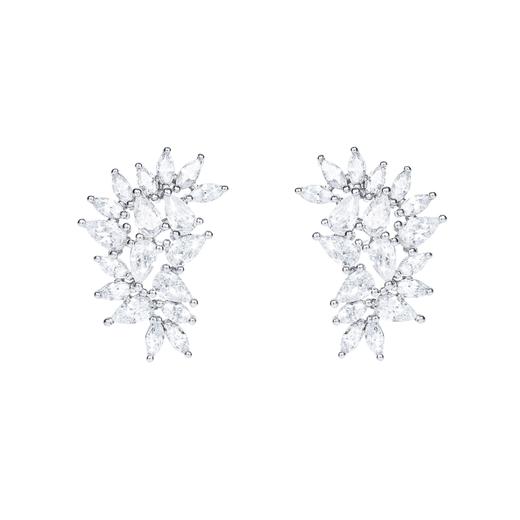 INBA006 冰花钻石耳钉｜INCH EDITION 冰雪幻境系列 迪丽热巴 高晓菲 朱丹【限时价】 商品图4