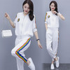 WZNH-WQ89919夏季休闲时尚显瘦两件套彩色螺纹宽松套装 商品缩略图0