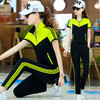 QQ-9022F2F030CG时尚韩版显瘦短袖运动服装休闲两件套 商品缩略图2