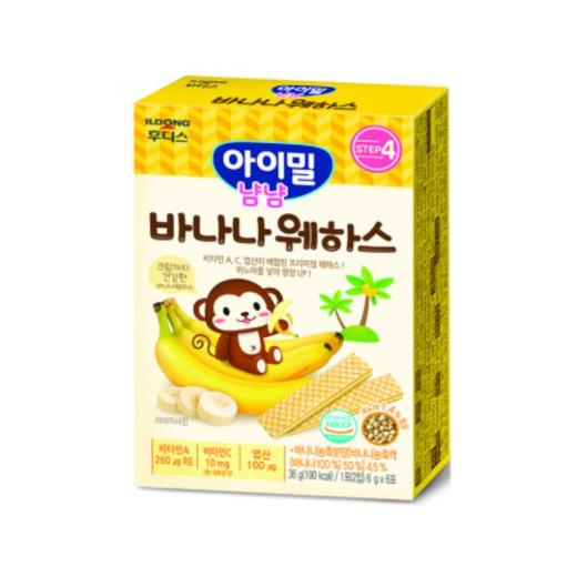 韩国原装进口日东福德食维夫饼干（香蕉味）36gJPY带授权招加盟代理 商品图0