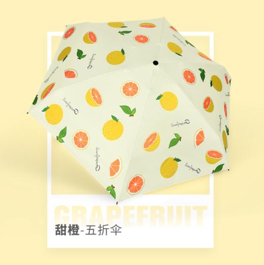 【雨伞】*夏季清新防晒五折口袋黑胶晴雨伞 商品图2