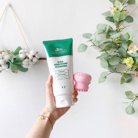 VT老虎洗面奶女氨基酸学生专用女孩深层清洁毛孔男士控油祛痘韩国