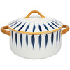 摩登主妇青瑶日式餐具双耳汤碗单个家用陶瓷面碗大号汤盆带盖创意 商品缩略图4