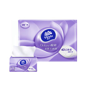 维达棉韧3层抽纸S（110抽*10包/提）