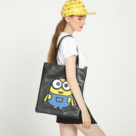 神偷奶爸小黄人时尚潮流pu女包手提包手提袋女士单肩包手拎包韩版 商品图1