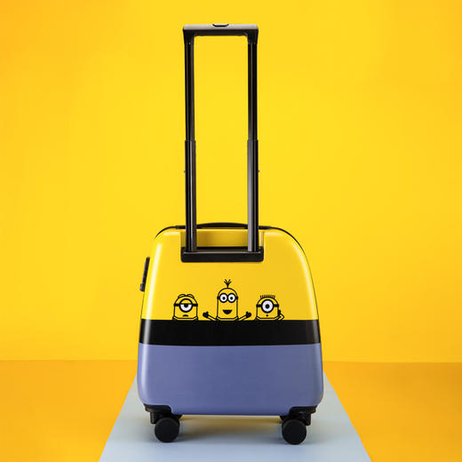 【新】小黄人儿童行李箱拉杆箱可坐登机箱小型20寸密码箱XHR 商品图2