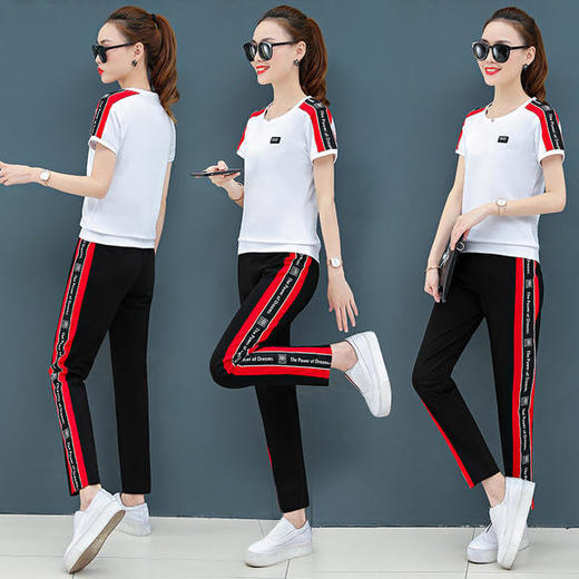 WH-191l9316夏季新款时尚休闲两件套 商品图3