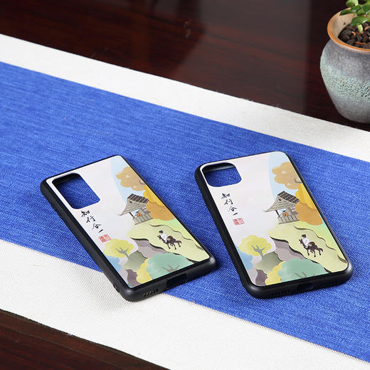 金泉宝墨 王阳明中国风适用苹果华为国潮3D浮雕全包手机壳 商品图3