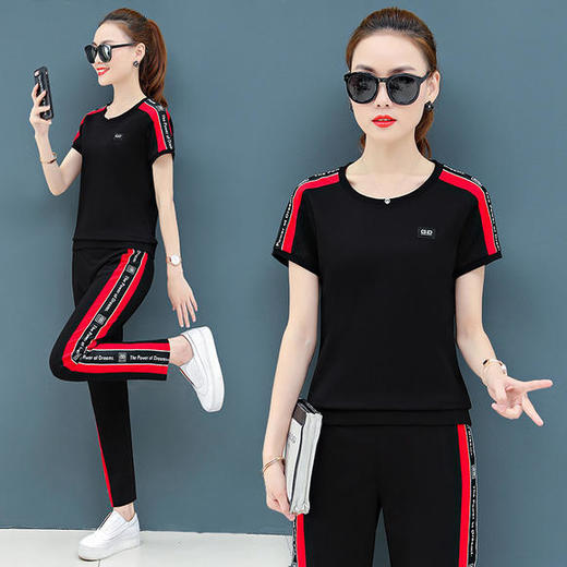 WH-191l9316夏季新款时尚休闲两件套 商品图0