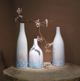 【花瓶】创意软装家居饰品新中式陶瓷花瓶简约台面软装工艺摆饰插花花器