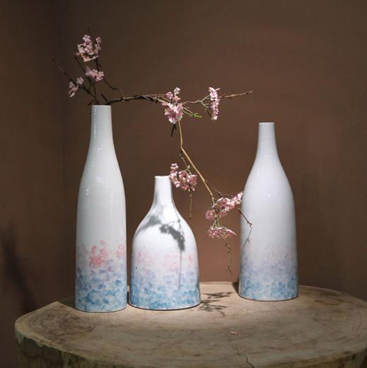 【花瓶】创意软装家居饰品新中式陶瓷花瓶简约台面软装工艺摆饰插花花器 商品图0