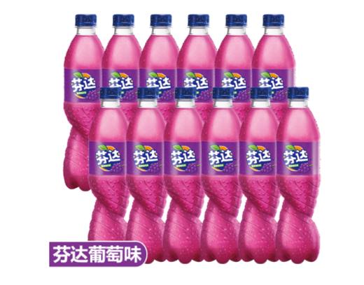 可口可乐芬达葡萄味汽水500ml*1瓶（新货） 商品图0
