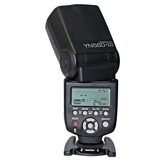 永诺  YN560III 通用单反相机闪光灯 佳能/尼康/宾得 机顶外置外拍热靴闪光灯 商品图3