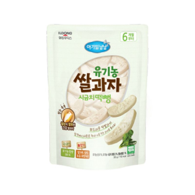 韩国日东福德食大米饼(菠菜味)30gJPY带授权招加盟代理