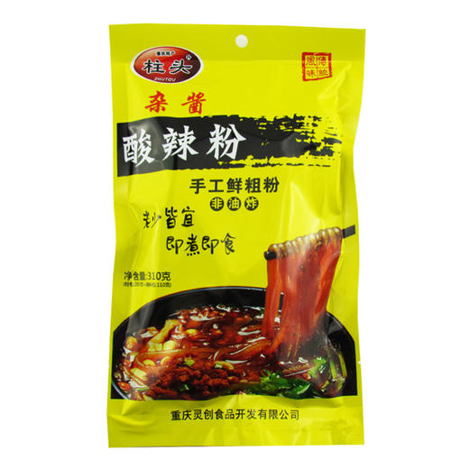 重庆特产【柱头杂酱酸辣粉310g】袋装非油炸粉丝米线手工鲜粗粉条 商品图3